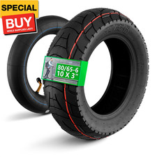 80/65-6 Scooter Tire Tube - 10x3" Electric Scooter Tire Replacement with Rugged