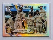 2021 Topps Slam Diego (Fernando Tatis Jr Manny Machado) Rainbow Foil #323 Padres
