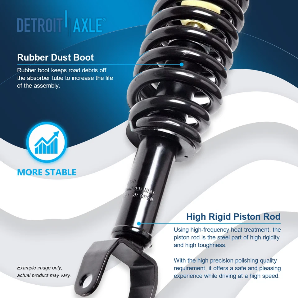 RWD Front Strut Upper Control Arm Kit for 2005-09 Dodge Dakota Mitsubishi Raider - Image 4 of 4