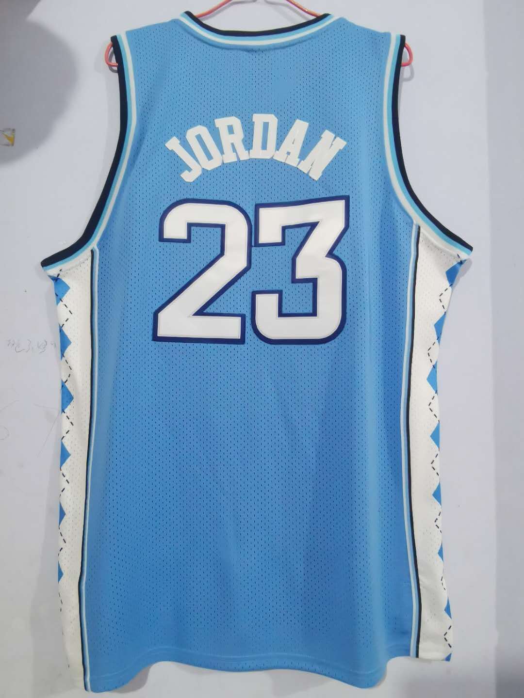 Men Michael Jordan 23 North Carolina Vintage Tar Heels Jordan Jersey