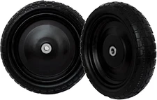 13” Flat-Free Tires for Cart,Solid Polyurethane Wheels for Hand Truck Garden Car