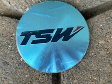 Tsw Wheels Custom Wheel Center Cap Machined Center Black Logo Top Piece Only