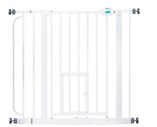 Carlson Pet Products 0930PW White Extra-Wide Walk Through Pet Gate