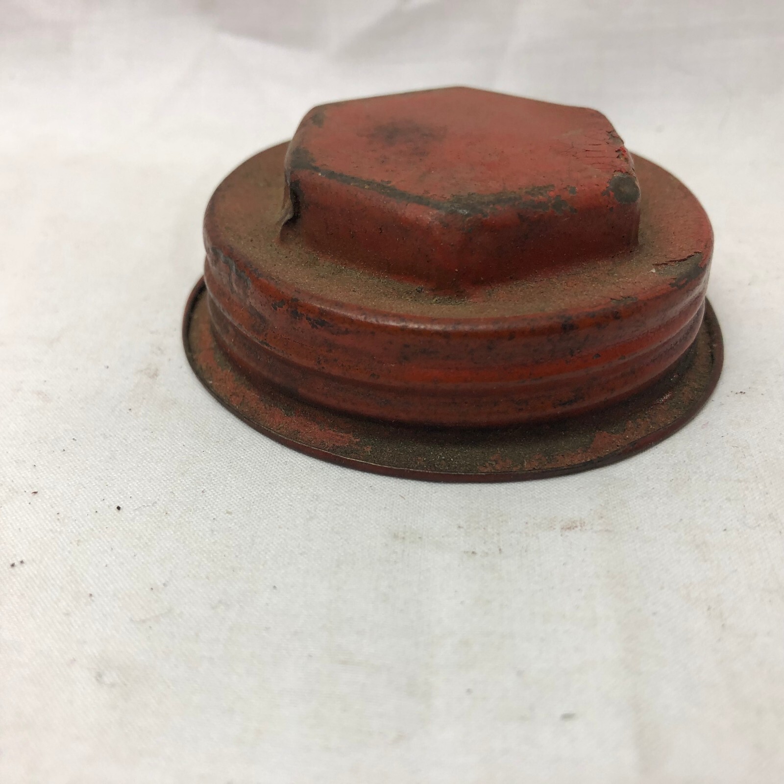 Vintage Metal Gas Can Cap ONLY Red eBay