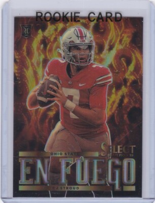 C.J. STROUD ROOKIE CARD 2023 Select RARE ENFUEGO $$ PRIZMS Football Texans  CJ RC | eBay