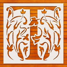 Reusable Plastic Stencil Letter T - Stencil Template Reusable for Wall Art, DIY