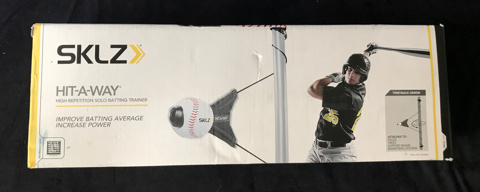 SKLZ HitAWay Baseball Training Improve Hitting Batting High