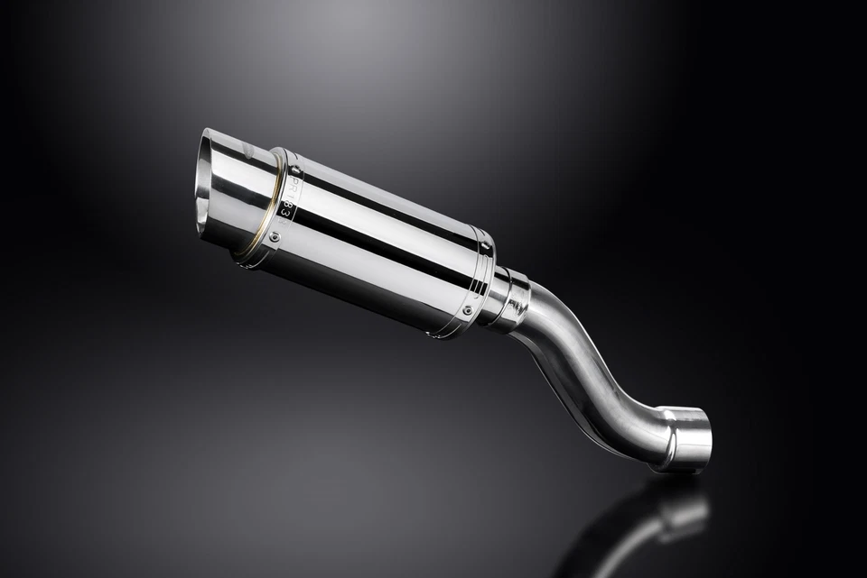 Комплект круглого глушителя из нержавеющей стали Ducati Monster 1200 & 821 2014-20 без шнуровки 8 дюймов - Изображение 2 из 4