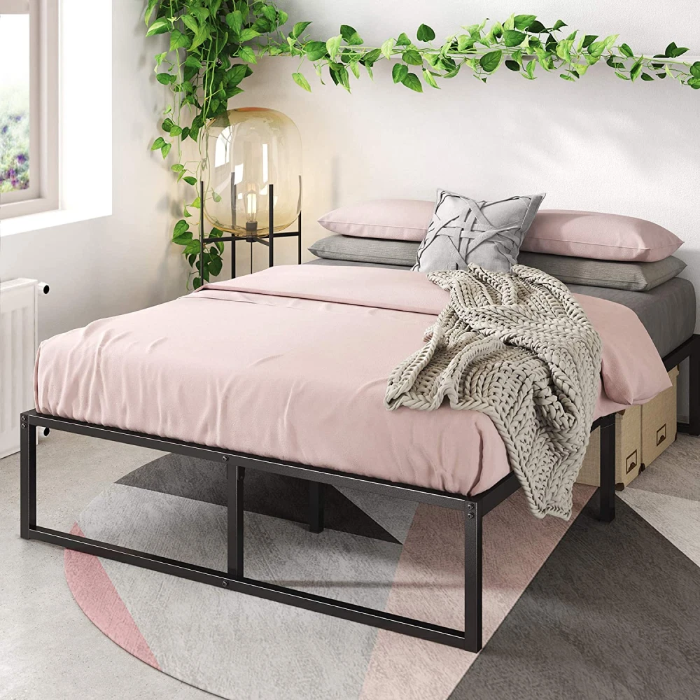 Zinus quick lock 14 inch sale metal platform bed frame