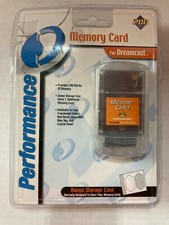 Performance Sega Dreamcast Memory Card - 200 Blocks - Sealed