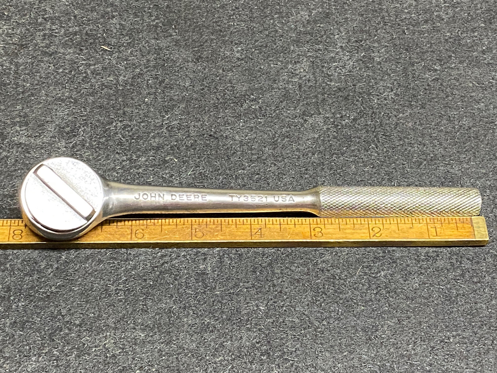 Vintage John Deere Ratchet 3/8" Drive TY3521 USA eBay