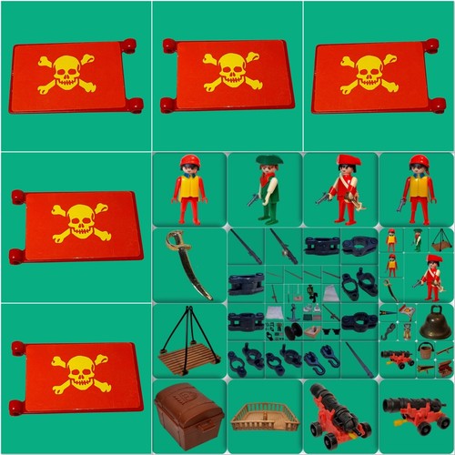 Playmobil System Klicky Piratenschiff 3550 Ersatzteile zum Auswählen #P10