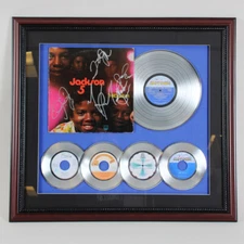 Jackson 5 Band Signed Record Album Display (5) Michael Jackson, etc. - COA JSA