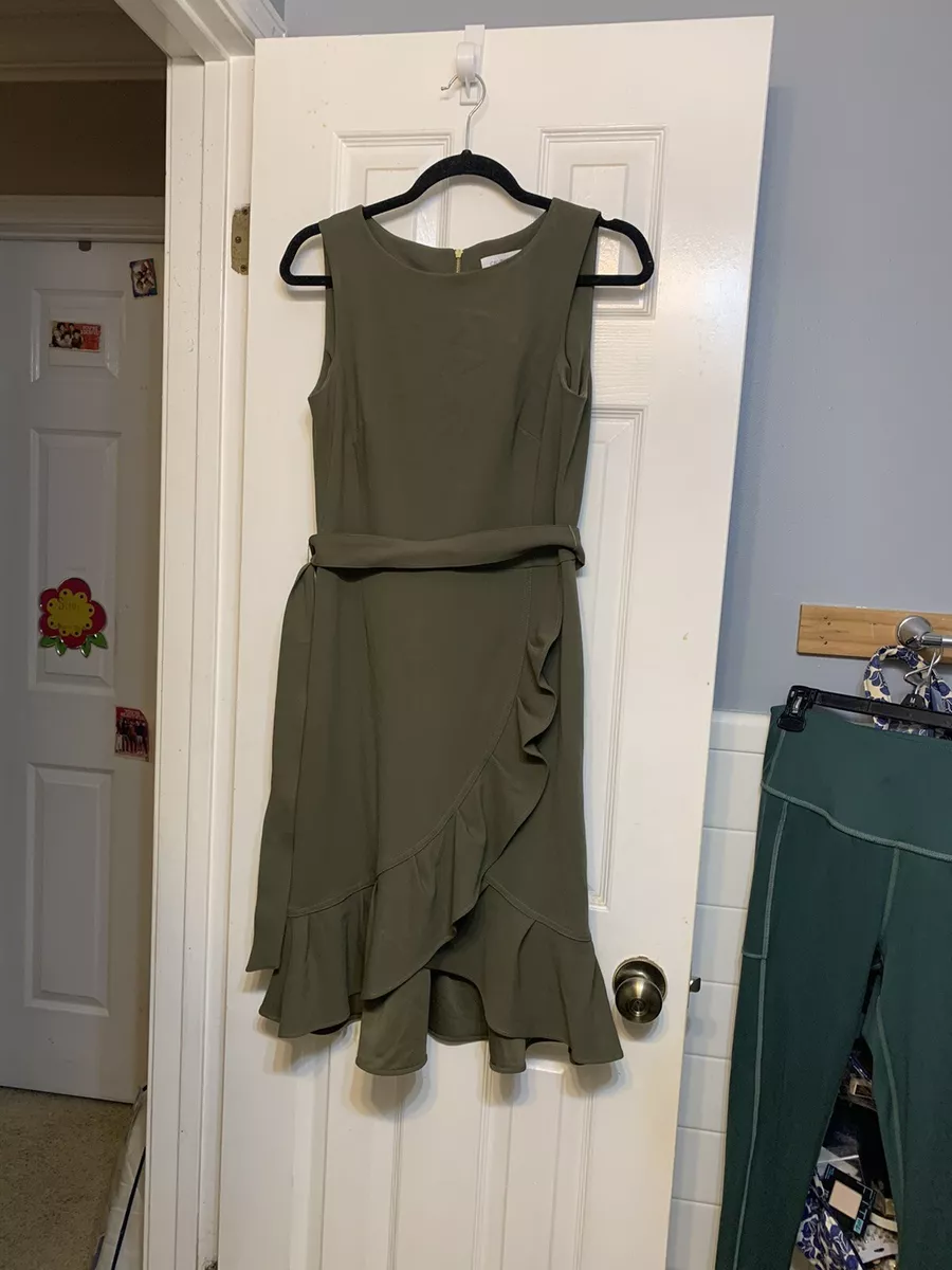 Calvin Klein hunter green cocktail casual dress