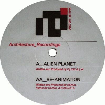 DJ Ink & J.W. / Kemal - Alien Planet / Re-Animation (12'') (Very Good Plus (VG+))
