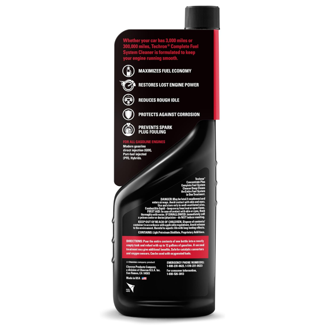 Chevron Techron Concentrate Plus Fuel System Cleaner, 12 oz, Pack of 1 eBay