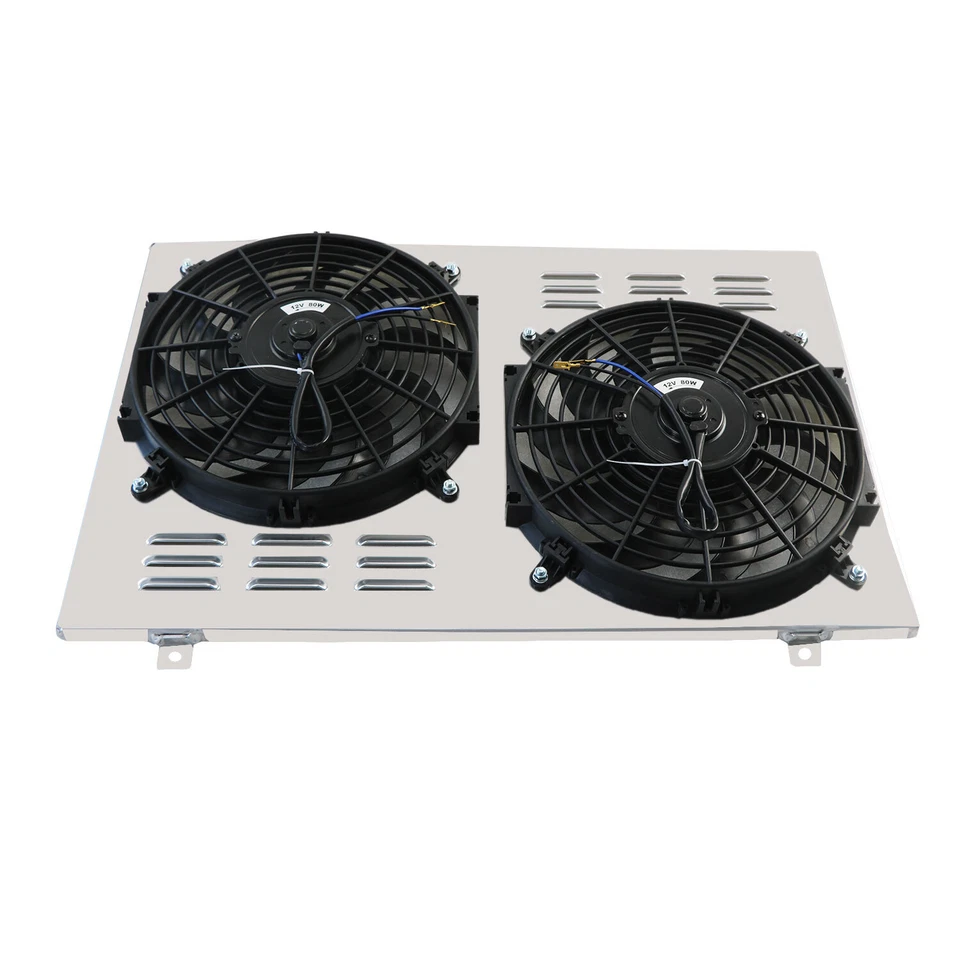 Ventilador eléctrico + relé de cubierta para 82-92 87 Chevy Camaro Pontiac Firebird Trans-am V8 Foto 3 de 4