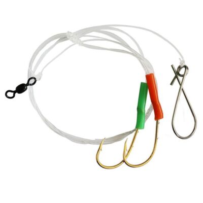 Blacktip BTCOD-5/0 Red & Green Saltwater Fishing Jigging Tackle 5/0 Hook Cod Rig