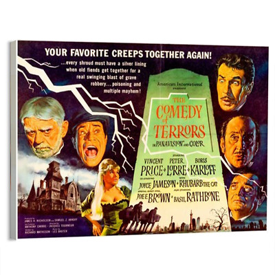 1964 The Comedy of Terrors (American International)  Movie Poster or Canvas