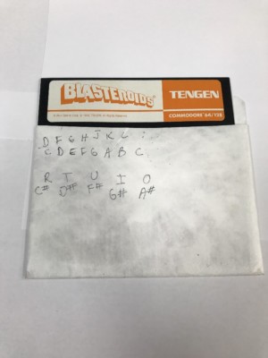 Blasteroids Tengen for Commodore 64/128 floppy disc 1989