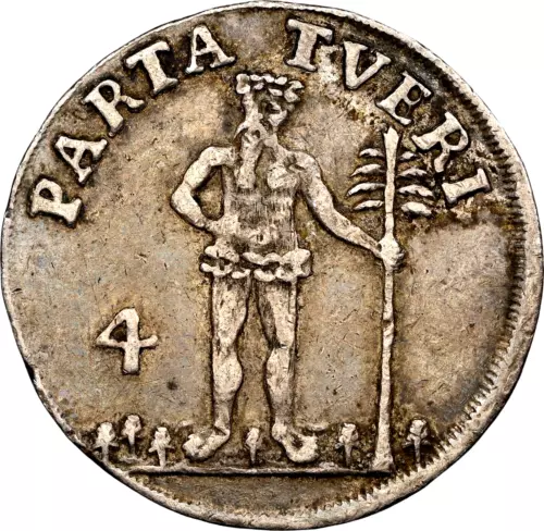 1724 EPH German States Brunswick Wolfenbuttel 4 Mariengroschen NGC XF 40 Germany