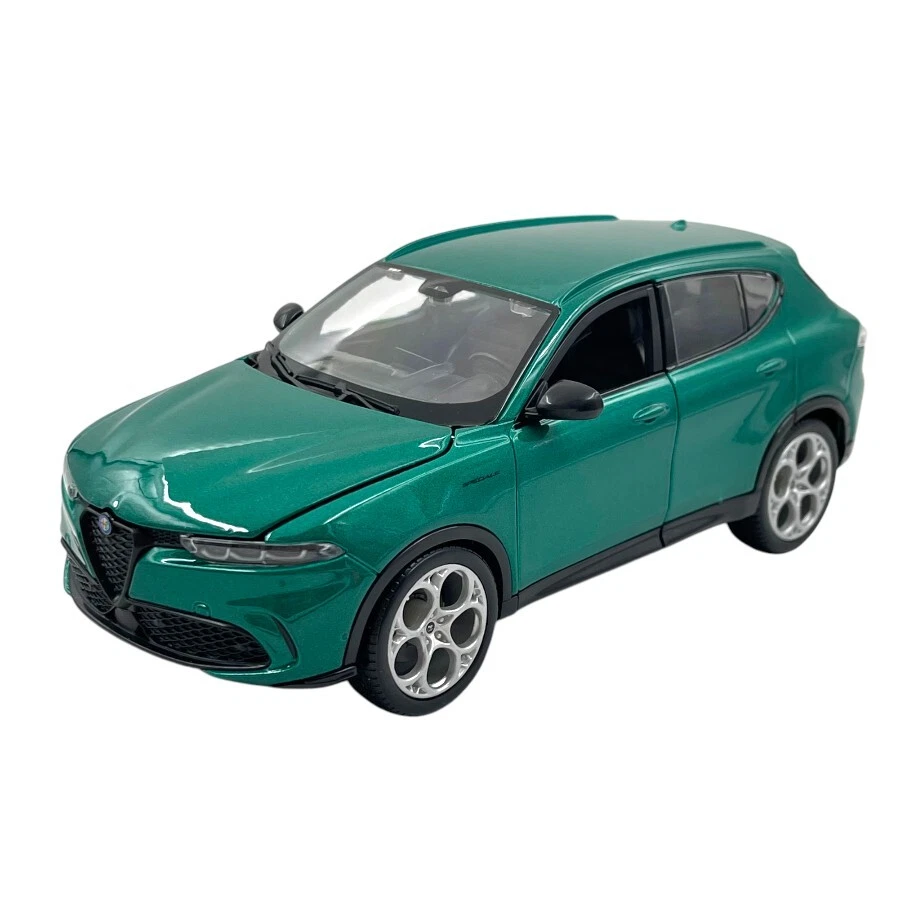Alfa Romeo Tonale Green Modellino Auto Bburago 1/24 - Immagine 3 di 4