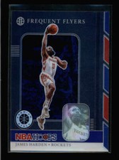 JAMES HARDEN 2019/20 HOOPS PREMIUM STOCK #13 FREQUENT FLYERS PURPLE PRIZM BA3623