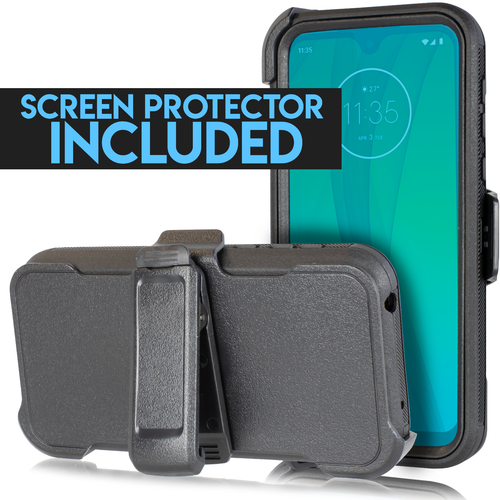 per Motorola Moto G7 Play Armor 5,7" fondina clip cavalletto custodia paraurti ibrida - Foto 38 di 60