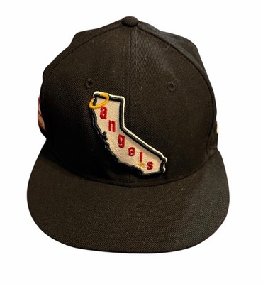 New Era California Angels Cooperstown Collection Wool 59FIFTY Hat Cap 7 5/8 HOSS