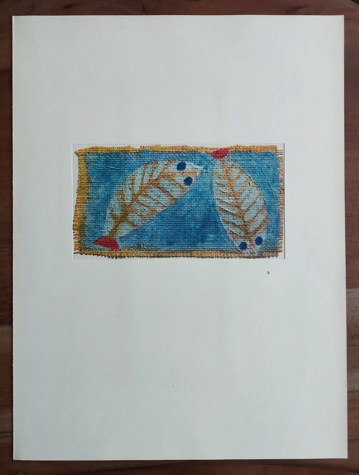 Paul Klee: Seiltänzer (1923 Bauhaus Weimar) Original-Farblithografie Signiert – Bild 2