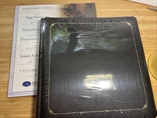 Creative Memories 12x12 Black Scrapbook Album w/Pages  Protectors