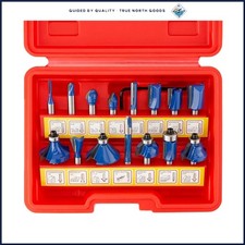 Perfect Father's Day Gift: 15-Piece Tungsten Carbide Router Bit Set