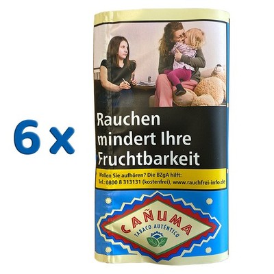 Canuma Bright Drehtabak Pouch 6x 30g