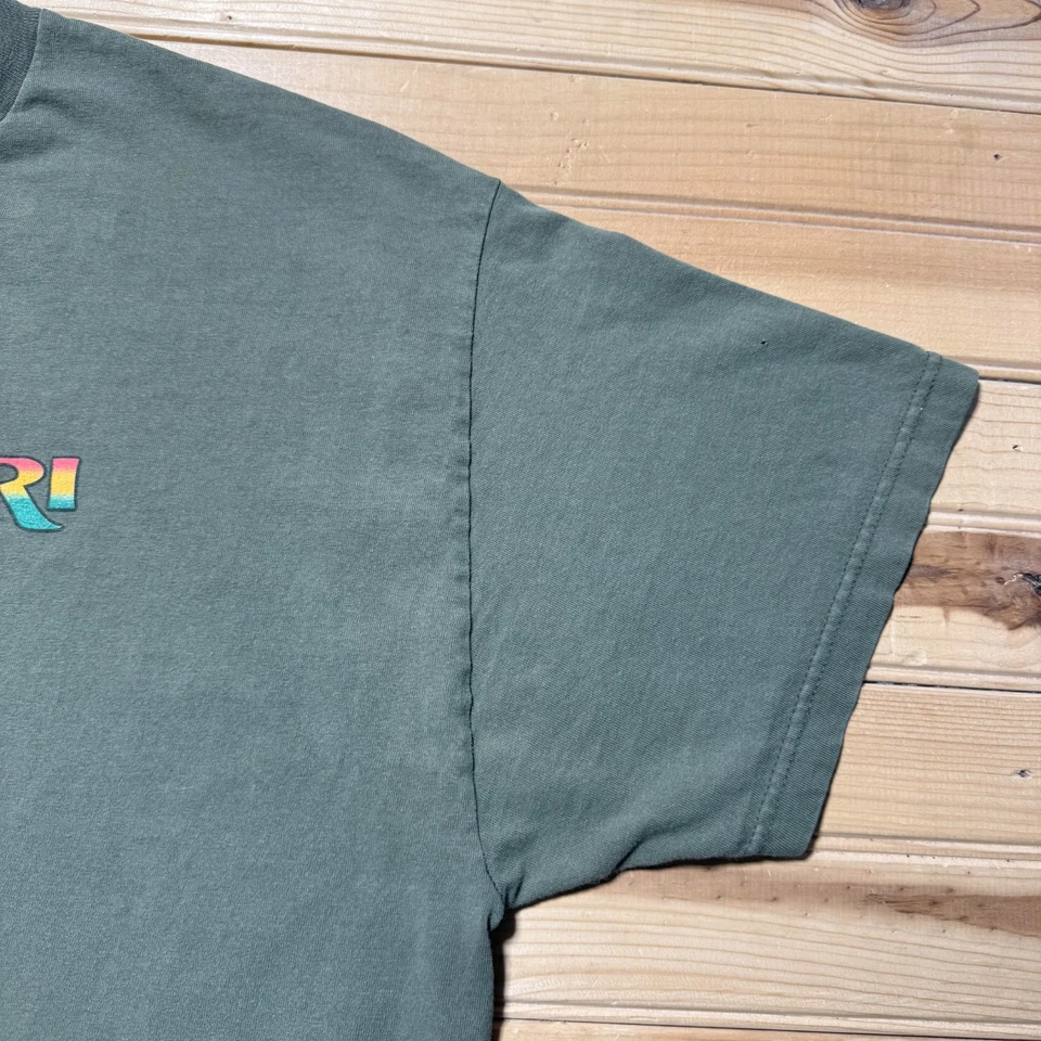 Vintage 2003 Zion Rastafari Rasta Marijuana Leaf Weed Graphic T-Shirt Men's - 2X - Image 4 of 4