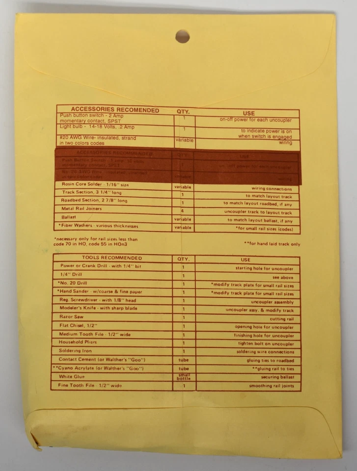 KADEE HO CODE 40-100 THRU-THE-TRACK DELAYED-ACTION MAGNE-ELECTRIC UNCOUPLER 307 - Image 2 of 3