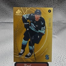 Upper Deck SP Game Used Gold Vince Dunn #58 /149 Seattle Kraken