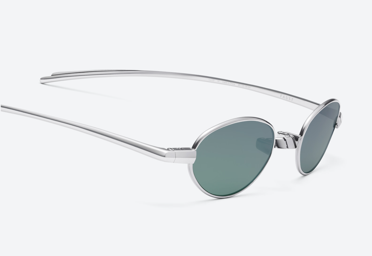 Gentle Monster Faust 02(MGR) Silver Green Oval Glasses BOLD 2025