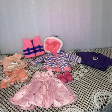 Our Generation Doll Clothing Lot Coat OG 18  Battat Life Vest Pj Shoes NICE