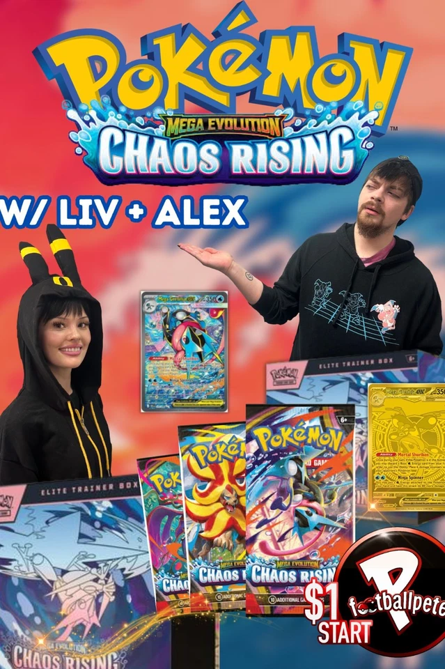 💥CHAOS RISING ETB DROPS + $1 START POKEMON!💥W/LIV + ALEX