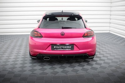 Street+ Heck Ansatz Diffusor V.1 passend für VW Scirocco Mk3 schwarz Hochglanz