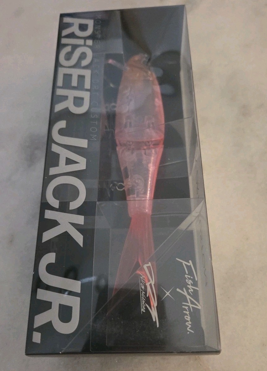 Fish Arrow DRT Riser Jack Jr Pink Shad Monster Jack Custom JDM Swimbait Klash - Image 2