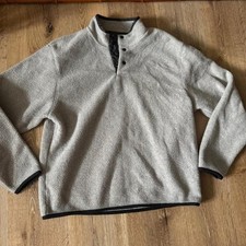 Essential Gray Oatmeal Half Zip Pullover Size 14/16 XXS/XS 