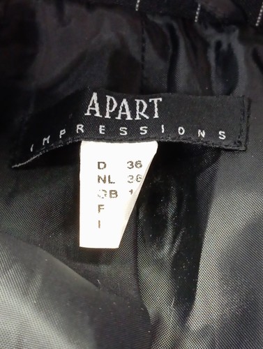APART Traje de pantalón Mujeres Traje Talla EU 36 negro-blanco estilo «business» - Imagen 4 de 5