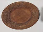 Old Carved Floral Wooden Pedestal Plate Music Box Rigoletto - German — photo 2