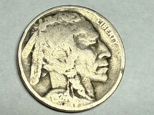 1924-D Indian Head BUFFALO NICKEL. Good. #n4