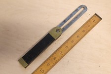 ROSEWOOD AND BRASS 12 SLIDING T BEVEL AND SQU...