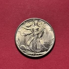 (1) Beautiful Vintage 1947-D Walking Liberty Half Dollar CHOICE BU-BRILLIANT UNC