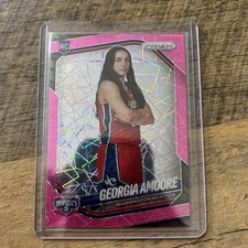 2025 Panini Prizm WNBA Georgia Amoore #103 Pink Lazer /79 Mystics