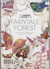 Harmony of Colour Series Fairytale Forest Adult Colouring Book