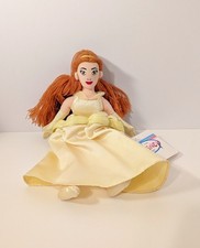 BELLE Beauty And The Beast Disney Plush Bean Bag 9  New With Tag Stuffed Animal